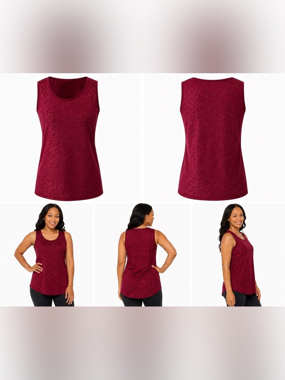SIMPLY BE. ANTHOLOGY JACQUARD SLEEVELESS TOP - SIZES 12 (NEW WITH TAGS) A15
